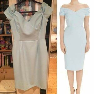 The Pretty Dress Company Ice Blue Pencil Dress